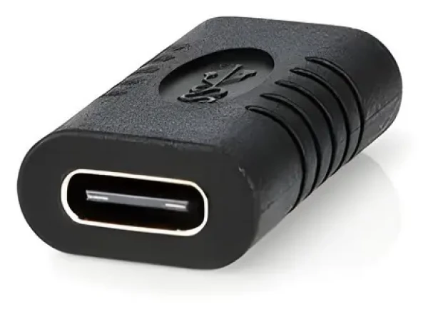 Nedis USB-C spojka / Redukce / USB 3.2 Gen 2 / 4K 60Hz / 10 Gbps (CCGP64900BK)