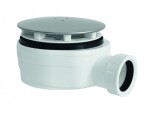 Lansanit Sifon pro sprchové vaničky extra nízký, chrom, průtok 52 l/min LANSIFEXEN