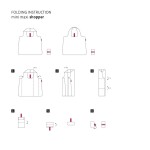 Skládací nákupní taška Reisenthel Mini Maxi Shopper Smiley® grey