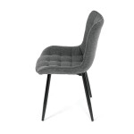 Jídelní židle, šedá, látka, HC-462 GREY2