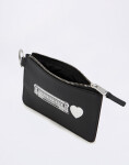 Carhartt WIP Deconstructed Leather Wallet Black/Silver