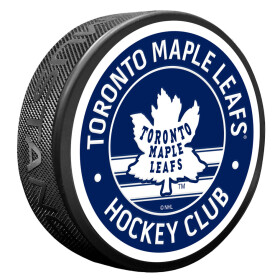 Mustang Puk Toronto Maple Leafs NHL Vintage Striped Textured Puck