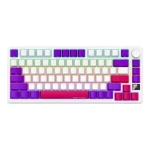 Lorgar KBP7075W (CZSK) bílá / bezdrátová herní klávesnice 75% / CZSK / 2.4GHz / BT 5.0 / RGB (LRG-KBP7075W-WH-CS)