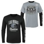 Outerstuff Dětské tričko Las Vegas Raiders NFL Game Day 3-in-1 Combo Shirt (YOUTH)