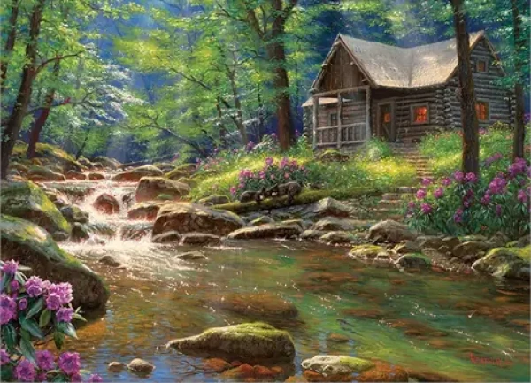COBBLE HILL Puzzle Rybářská chata