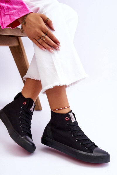 Dámské klasické vysoké tenisky Cross Jeans LL2R4088C černé 36