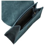 Módní dámská koženková kabelka do ruky Sira, modrá