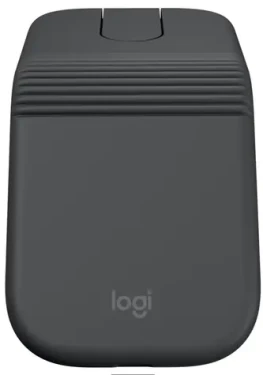 Logitech Mobi Fold grafitová / Bezdrátová skládací myš / Business (910-007605)
