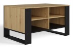 FRONTI Konferenční stolek MODERN 4P dub artisan + černá