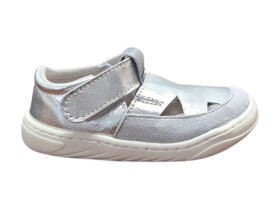 Pegres Barefoot SBF 51 Dětské sandály stříbrné 22