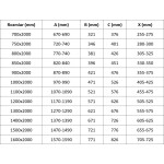 MEXEN/S - Velar posuvné sprchové dveře Walk-in 90, transparent, růžové zlato 871-090-000-03-60