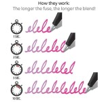 Chameleon Chameleon, FL2401, fineliners, sada tónovacích linerů, 24 ks, Bold tones