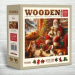 WOODEN CITY Dřevěné puzzle Santa a přátelé