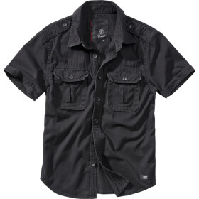 Brandit Košile Vintage Shirt Shortsleeve 1/2 černá XL