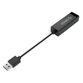 Orico UTJ-U3 černá / Síťová karta / USB-A 3.0 / Gigabit Ethernet