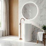 REA - Volně stojící baterie LUNGO Brush Copper REA-B4303