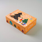 Cake star Vánoční krabice "stromeček 2" 22x15x7cm