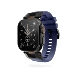 Epico FKM Rubber Pro řemínek s nerezovým zapínáním pro Apple Watch SE (44mm)/Series 1-9 (42/44/45mm) modrá (63318101600002)