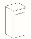 GEBERIT - Selnova Square Boční skříňka 65x33x30 cm, 1 dvířka, ořech hickory 501.274.00.1