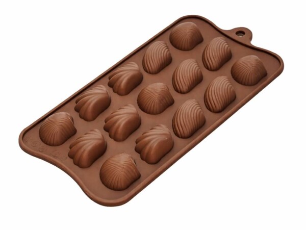 Cesil Cesil Silikonová forma na čokoládu Mušle 20 x 10,7 cm