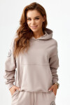 Rough Radical Mikina kapucí Pery Hoodie Beige