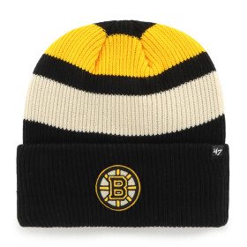 47 Brand Pánská zimní čepice Boston Bruins NHL Clubhouse Jennings ’47 Cuff Knit