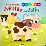 Čti Skládej Puzzle Zvířátka na statku