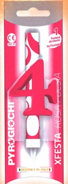 Dortová fontána číslo 4 růžová Pyrogiochi Dortová fontána číslo 4 růžová Pyrogiochi