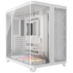 Corsair AIR 5400 RS-R ARGB bílá / E-ATX / 3x USB-C / 3x 120mm / bez zdroje / průhledná bočnice (CC-9011319-WW)