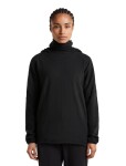 ICEBREAKER Wmns Merino 400 RealFleece Grid Pulover Hood, Black (vzorek) velikost: S