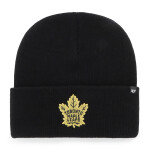 47 Brand Pánská zimní čepice Toronto Maple Leafs NHL Haymaker Metallic ’47 CUFF KNIT Black