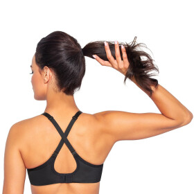 Fitness podprsenka Carrie plus - AVA černá 115/C