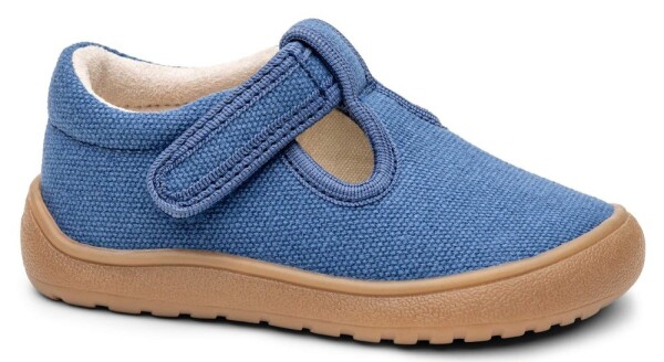 Chlapecké barefoot přezůvky KIRBY JEANS Protetika - modrá - 27