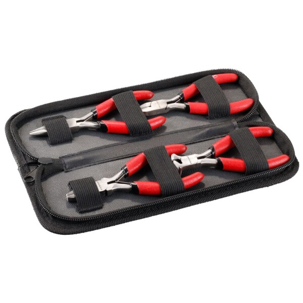 FESTA 17040 Kleště MINI, sada 4ks, nylonové pouzdro