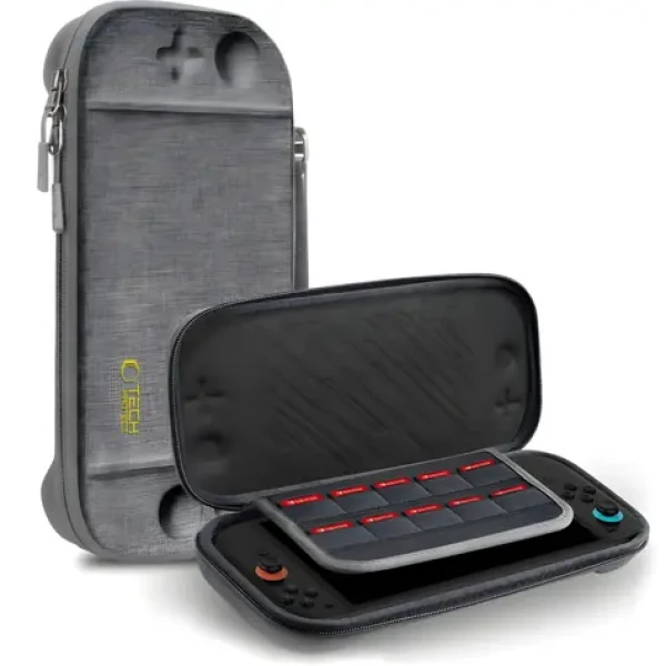 Tech-Protect Slim Pouch šedá / Pouzdro pro Nintendo Switch 2