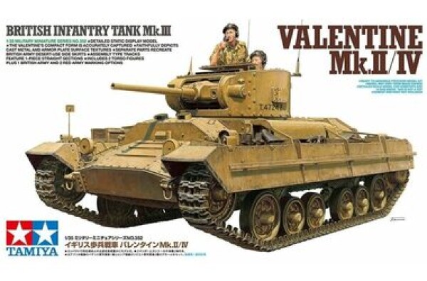 Tamiya Valentine Mk. II IV British Infantry Tank Mk. III 1:35