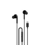 Dudao X3C drátová sluchátka do uší černá / s mikrofonem / USB-C / 1.2 m (164547)