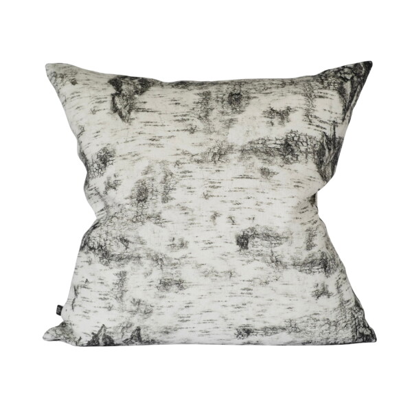 Fine Little Day Lněný povlak na polštář Näver 48 × 48 cm, šedá barva, textil