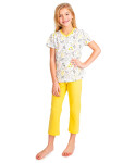 Dívčí bavlněné pyžamo Vícebarevné Yoclub
