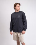 Tričko Gramicci Sticky Hands L/S Tee VINTAGE BLACK