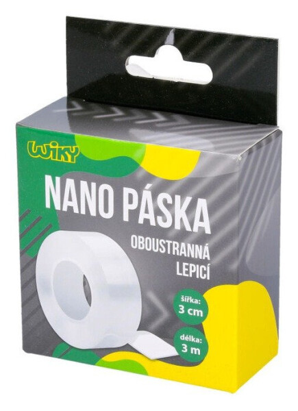 Oboustranná lepící Nano páska 3m x 3cm