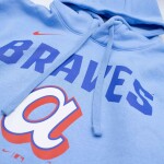 Nike Pánská mikina Atlanta Braves MLB City Connect Club Hoodie Velikost: 2XL