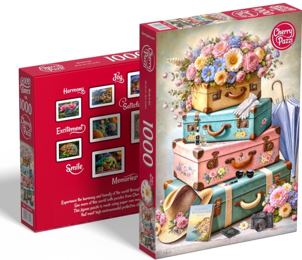 Puzzle Cherry Pazzi 1000 dílků - Připraven vyrazit (Ready to Go!)