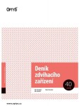 Deník zdvihacího zařízení, A4, 40 listů