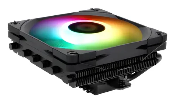 THERMALRIGHT AXP120-X67 ARGB černá / Chladič CPU / Low Profile / 120 mm / 26.1 dB při 1800 RPM / Intel + AMD (AXP120 X67 BLACK ARGB)