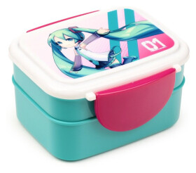 Svačinový box s příborem Hatsune Miku