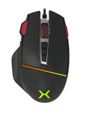 KRUX Fuze PRO černá / herní myš / 11 tlačítek / optická / 12 000 DPI / USB / RGB / 1.8m (KRX0074)
