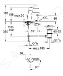 GROHE - Concetto Páková umyvadlová baterie ES, chrom 2338010E