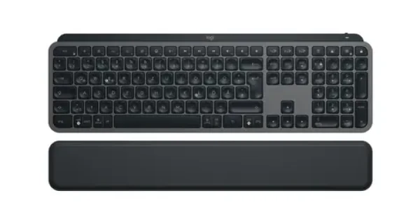 Logitech MX Keys S Plus šedá / Bezdrátová klávesnice / DE layout / Bluetooth / USB-C / LED podsvícení (920-011567)
