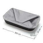 Nákupní košík Reisenthel Shoppingbasket Herringbone grey